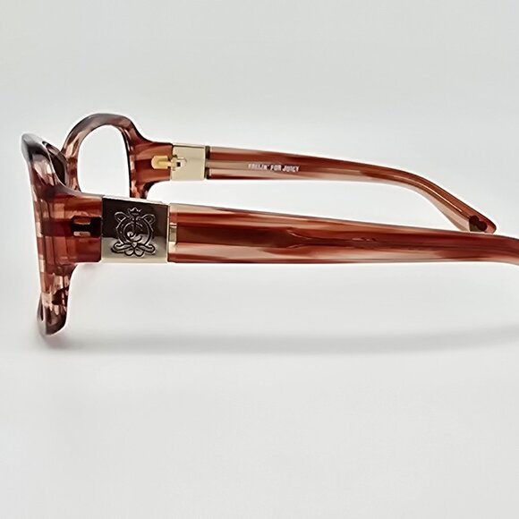 Juicy Couture Glitterati/S EE8 Smokey Brown Sparkle Gold Sunglasses Frame 58mm main image 10